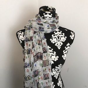 Printed Village Jessica Baldry Scarf NWT